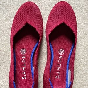 Rothy’s Scooter Red flats size 8